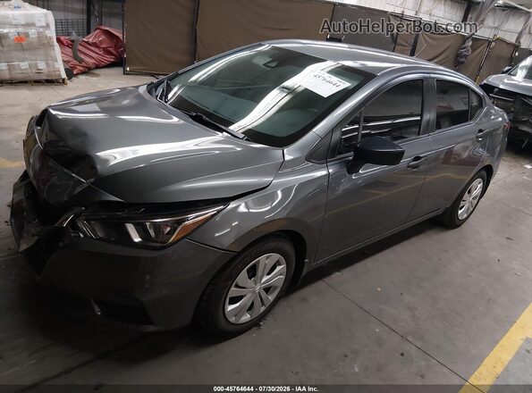 3N1CN8DV9ML922975 2021 NISSAN VERSA Серый Передняя левая четверть