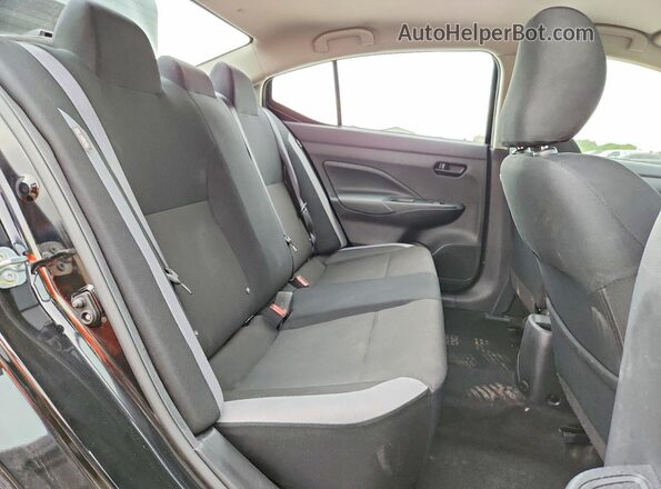 3N1CN8DV9SL840192 2025 NISSAN VERSA Black Вид задніх сидінь