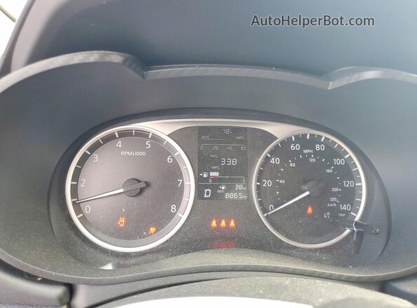 3N1CN8DV9SL844744 2025 NISSAN VERSA Silver Vista del cuadro de instrumentos
