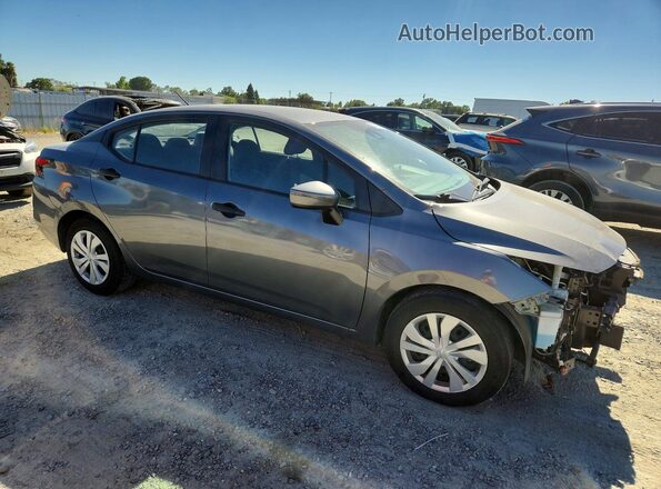 3N1CN8DVXML832833 2021 NISSAN VERSA Серый Передняя правая четверть