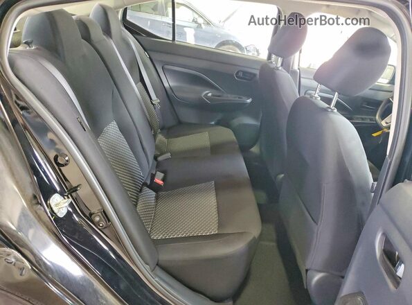 3N1CN8DVXNL862139 2022 NISSAN VERSA Black Вид задніх сидінь
