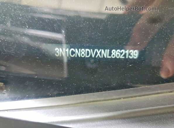 3N1CN8DVXNL862139 2022 NISSAN VERSA Black Вид підкапотного простору