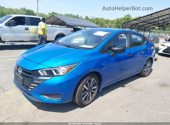 3N1CN8DVXRL817675 2024 NISSAN VERSA Синий Передняя левая четверть