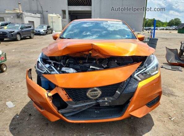 3N1CN8EV0LL810580 2020 NISSAN VERSA Orange Widok z przodu