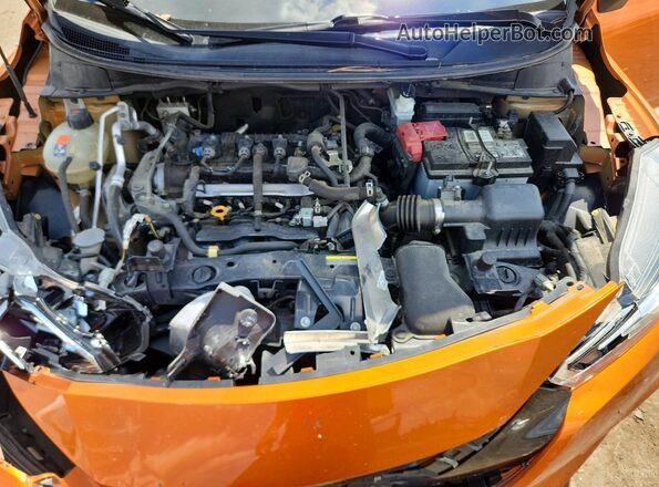 3N1CN8EV0LL810580 2020 NISSAN VERSA Orange Widok wnętrza z tyłu