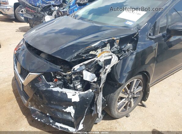 3N1CN8EV0ML830961 2021 NISSAN VERSA Черный Вид спереди