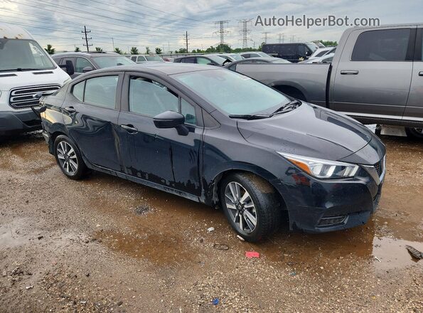 3N1CN8EV0ML861563 2021 NISSAN VERSA Black Przód prawy