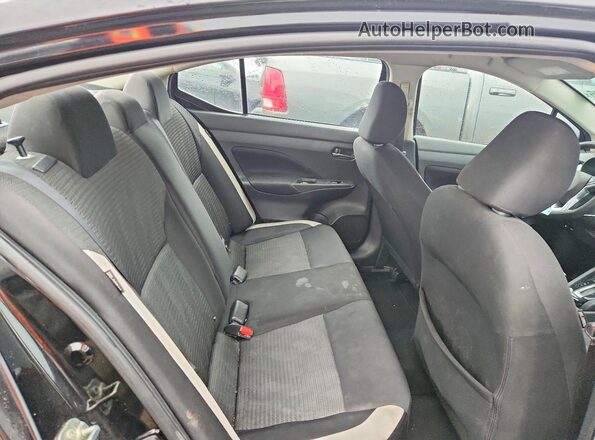 3N1CN8EV0ML861563 2021 NISSAN VERSA Black Widok tylnych siedzeń