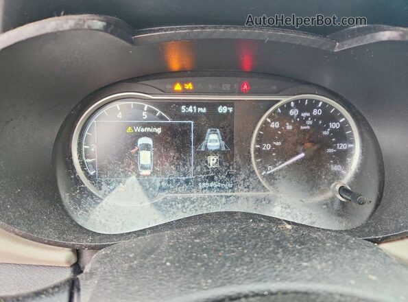 3N1CN8EV0ML861563 2021 NISSAN VERSA Black Widok zestawu wskaźników