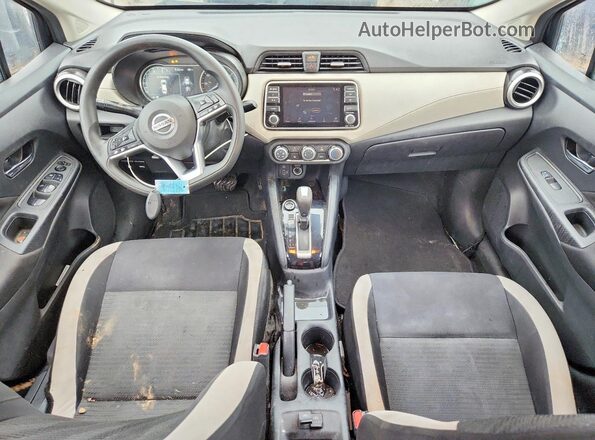 3N1CN8EV0ML861563 2021 NISSAN VERSA Black Widok deski rozdzielczej