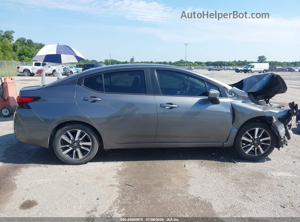 3N1CN8EV0ML868609 2021 NISSAN VERSA Gray Widok wnętrza 360 stopni