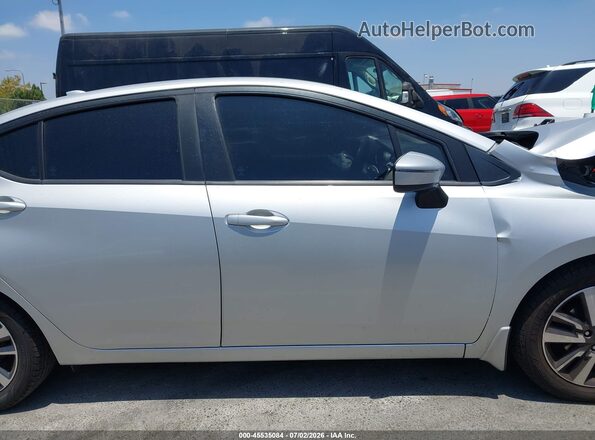 3N1CN8EV0ML920837 2021 NISSAN VERSA Silver Панорамний вид салону 360°
