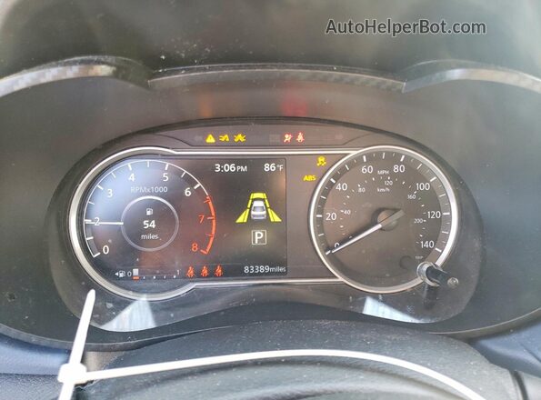 3N1CN8EV0PL837882 2023 NISSAN VERSA Черный Вид щитка приборов