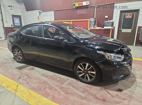 3N1CN8EV0SL866582 2025 NISSAN VERSA Black Widok naklejki z numerem VIN