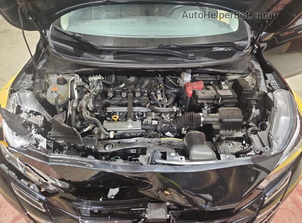 3N1CN8EV0SL866582 2025 NISSAN VERSA Black Widok wnętrza 360 stopni