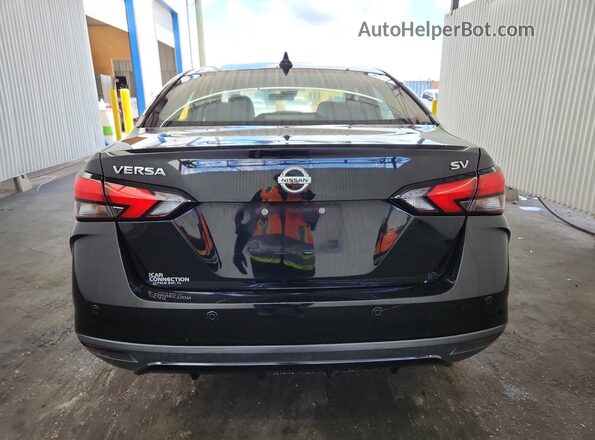 3N1CN8EV1LL865331 2020 NISSAN VERSA Black უკანა სავარძლების ხედი