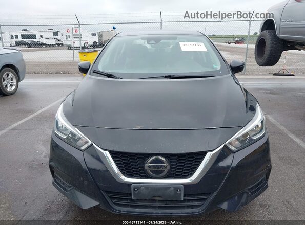 3N1CN8EV1LL874109 2020 NISSAN VERSA Black Դիմացի տեսք