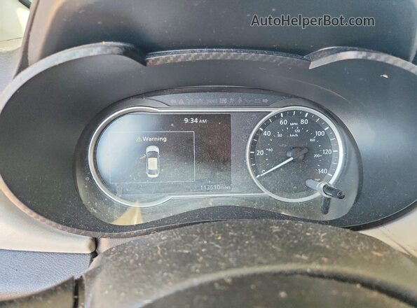 3N1CN8EV1ML827115 2021 NISSAN VERSA Black Vista del cuadro de instrumentos