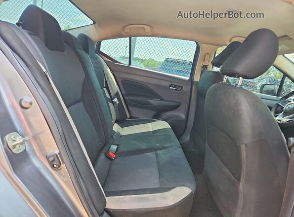 3N1CN8EV1ML857568 2021 NISSAN VERSA Gray Vista de los asientos traseros
