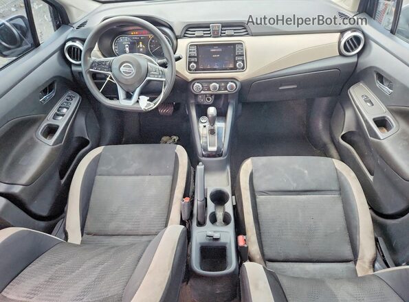 3N1CN8EV1ML857568 2021 NISSAN VERSA Gray Vista del salpicadero