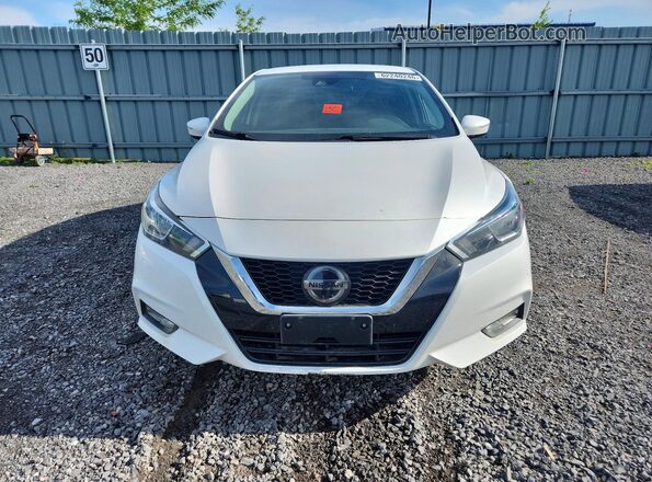 3N1CN8EV1ML876900 2021 NISSAN VERSA White Vista frontal