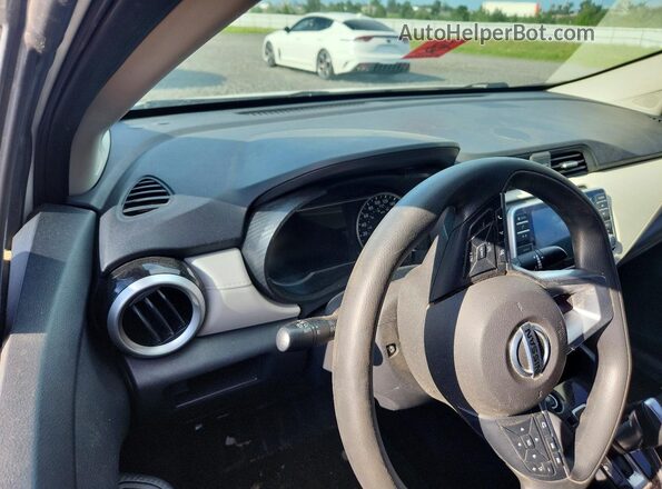 3N1CN8EV1ML876900 2021 NISSAN VERSA White Vista del cuadro de instrumentos