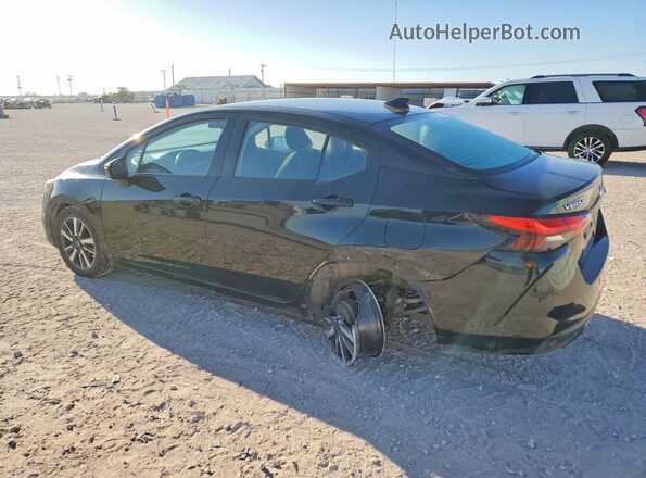 3N1CN8EV1ML890795 2021 NISSAN VERSA Черный Задняя левая четверть