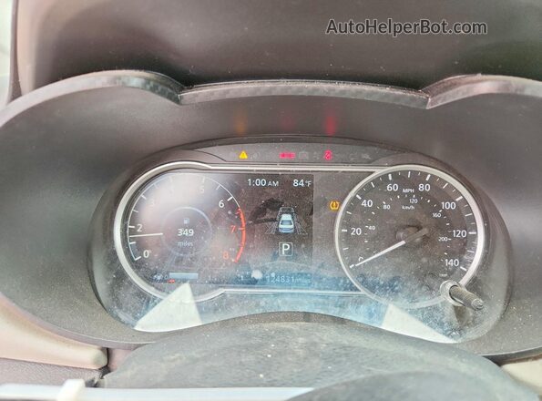 3N1CN8EV1ML890795 2021 NISSAN VERSA Черный Вид щитка приборов