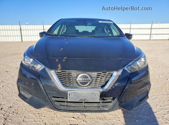 3N1CN8EV1ML890795 2021 NISSAN VERSA Черный Вид спереди
