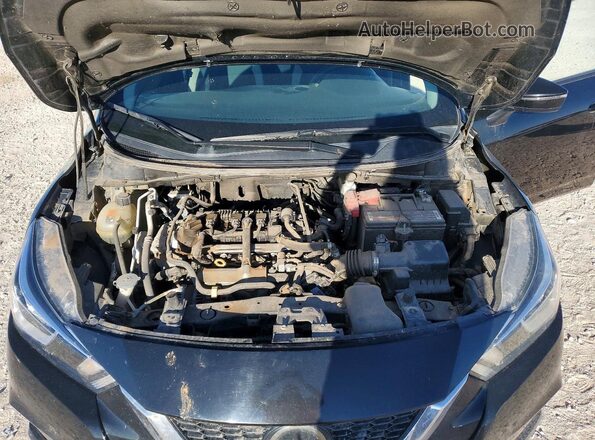 3N1CN8EV1ML890795 2021 NISSAN VERSA Черный Вид задней части салона