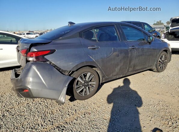 3N1CN8EV1ML894037 2021 NISSAN VERSA Gray Rear right