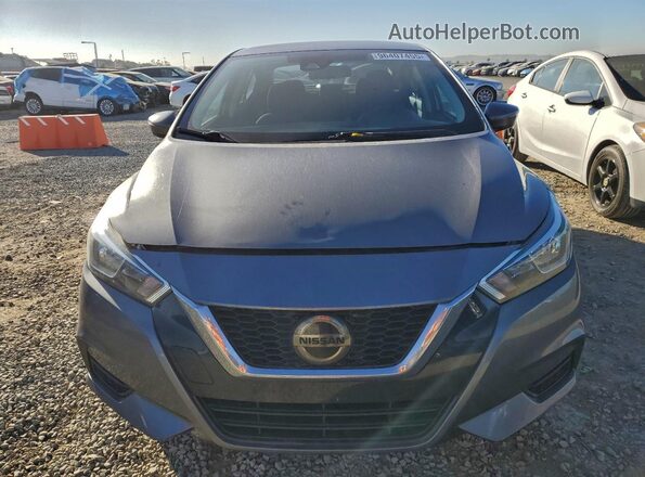 3N1CN8EV1ML894037 2021 NISSAN VERSA Gray Front view