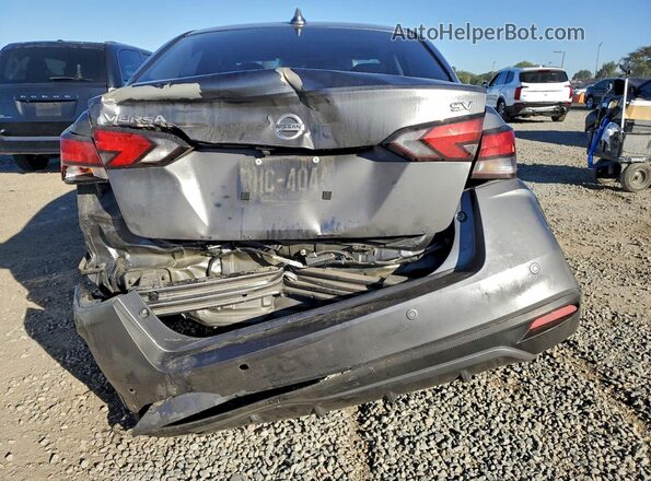 3N1CN8EV1ML894037 2021 NISSAN VERSA Gray Rear view