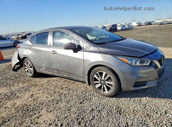 3N1CN8EV1ML894037 2021 NISSAN VERSA Gray Front right