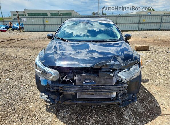3N1CN8EV1ML917445 2021 NISSAN VERSA Black Vista frontal