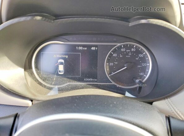 3N1CN8EV2LL804330 2020 NISSAN VERSA White ხელსაწყოთა პანელის ხედი