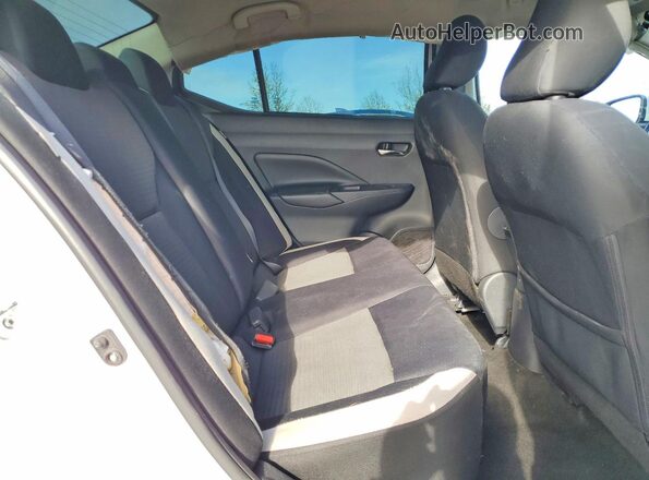 3N1CN8EV2LL804330 2020 NISSAN VERSA White უკანა სავარძლების ხედი