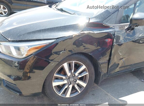 3N1CN8EV2LL825730 2020 NISSAN VERSA Black Front view