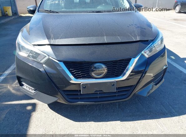3N1CN8EV2ML833876 2021 NISSAN VERSA Черный Вид спереди