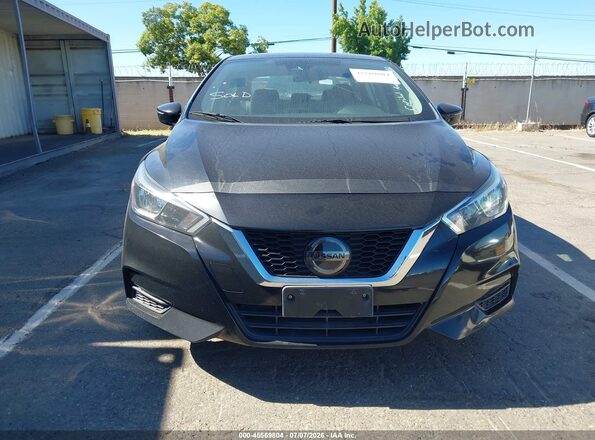 3N1CN8EV2ML833876 2021 NISSAN VERSA Черный Вид щитка приборов