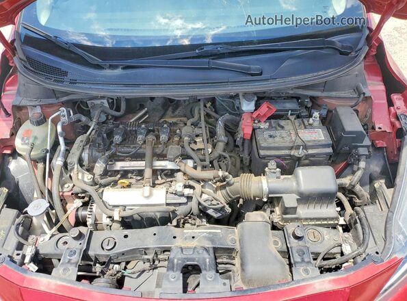 3N1CN8EV2ML849477 2021 NISSAN VERSA Burgundy უკანა სალონის ხედი