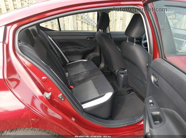 3N1CN8EV2ML849835 2021 NISSAN VERSA Red Widok naklejki z numerem VIN
