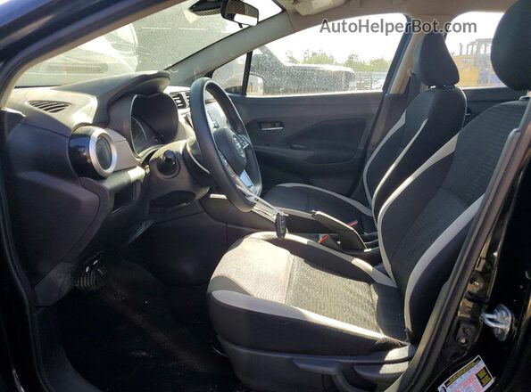 3N1CN8EV2ML884715 2021 NISSAN VERSA Black წინა სალონის ხედი