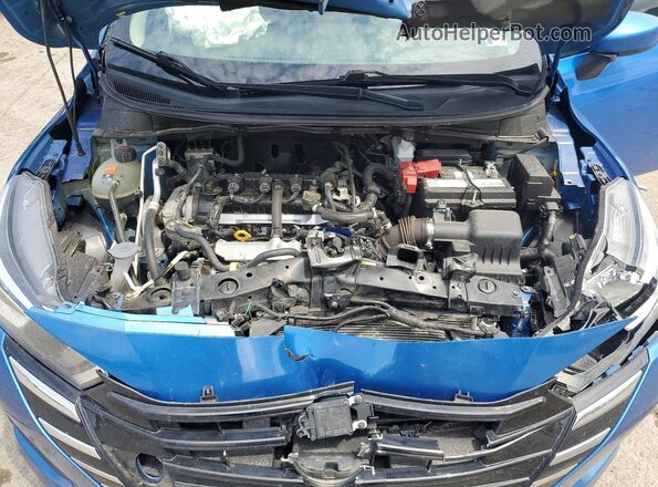 3N1CN8EV2PL830853 2023 NISSAN VERSA Blue Widok wnętrza z tyłu