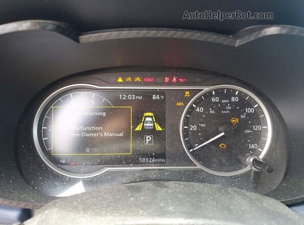 3N1CN8EV2PL830853 2023 NISSAN VERSA Blue Widok zestawu wskaźników