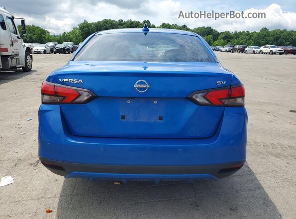3N1CN8EV2PL830853 2023 NISSAN VERSA Blue Widok z tyłu
