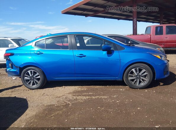 3N1CN8EV2RL907143 2024 NISSAN VERSA Blue Սալոնի 360 աստիճան տեսք