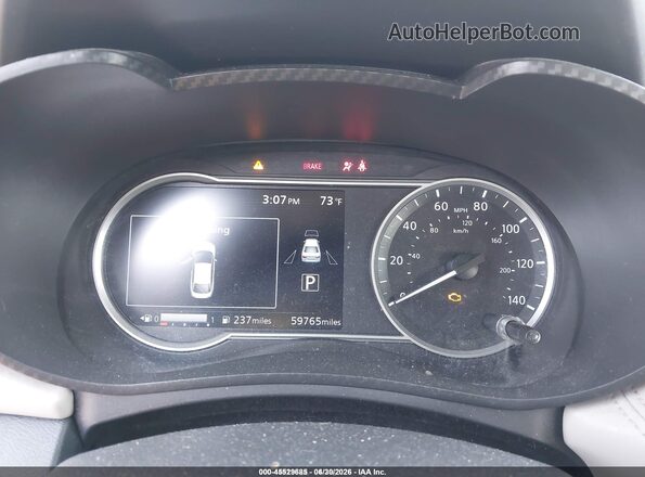 3N1CN8EV3LL856940 2020 NISSAN VERSA Gray Rear seats view