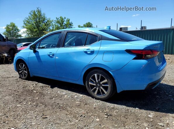 3N1CN8EV3ML815869 2021 NISSAN VERSA Blue Rear left