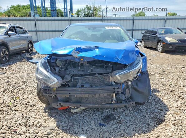 3N1CN8EV3ML825737 2021 NISSAN VERSA Blue Vista frontal